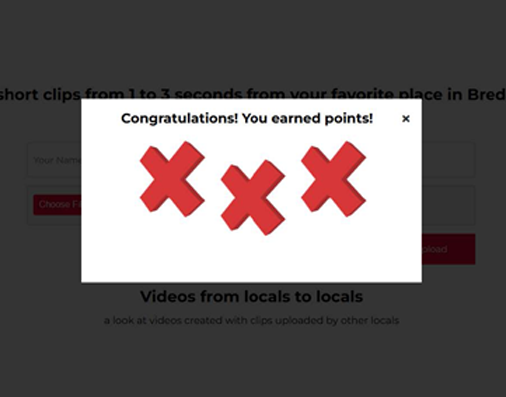 Pop-Up Message